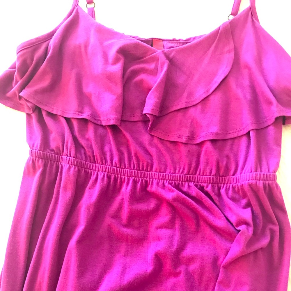 Purple Sundress with Ruffles L